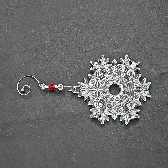 WATERFORD CRYSTAL ANNUAL SNOW CRYSTAL "2007" CHRISTMAS TREE ORNAMENT - Picture 7 of 9